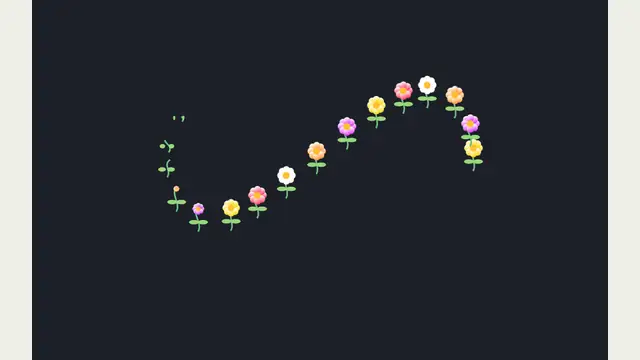 Blooming Path — native cursor effect preview