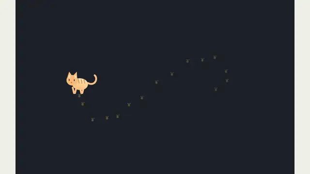 Lazy Little Cat — native cursor effect preview
