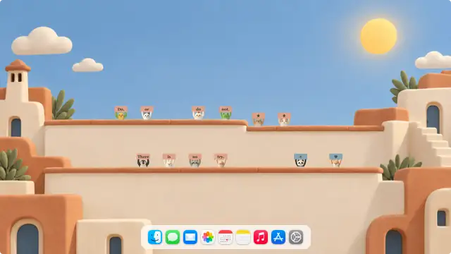 Placard — wallpaper, icons and Dock preview