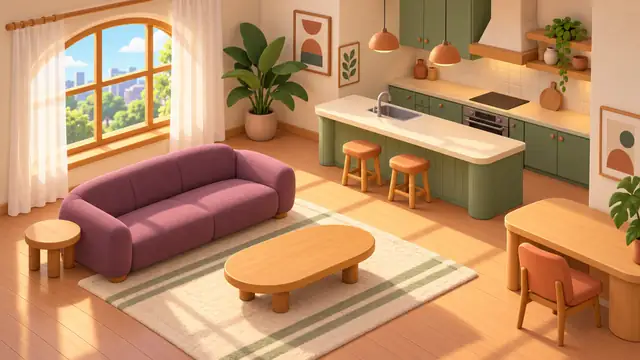 Sunlit Apartment — wallpaper thumbnail