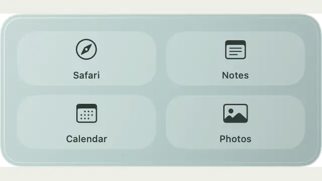 Light Touch — widget preview with demo data
